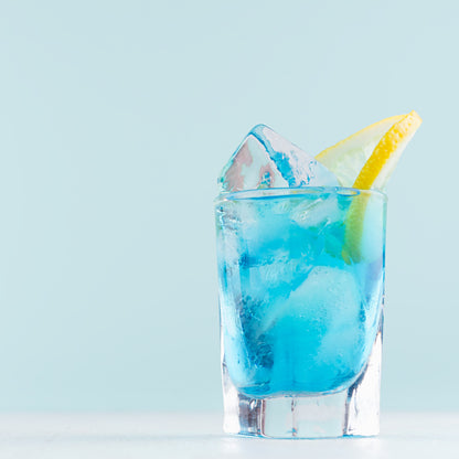 Blue Hawaiian Drink with Sip Elixirs Hurricane