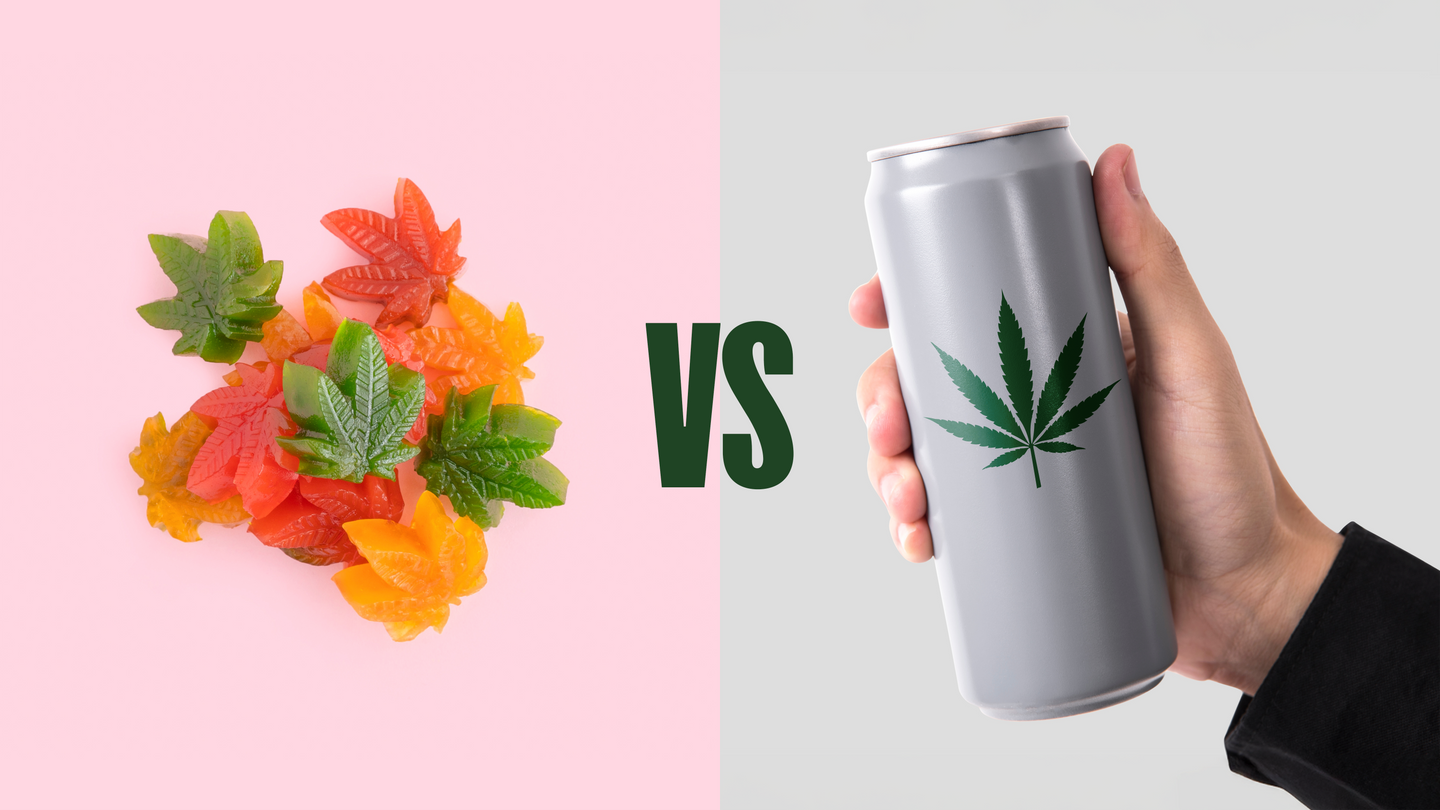 THC Gummies vs. Drinks