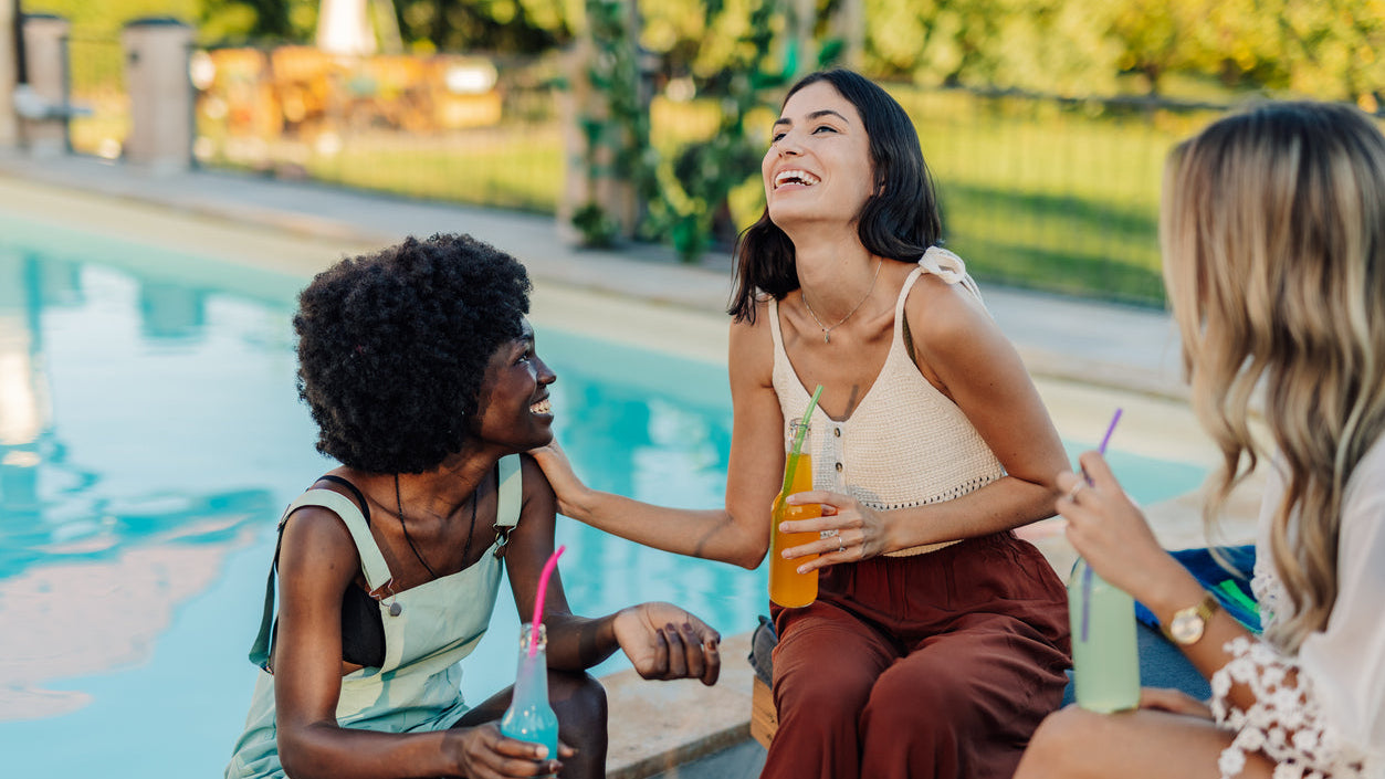 Enjoying cannabis drinks