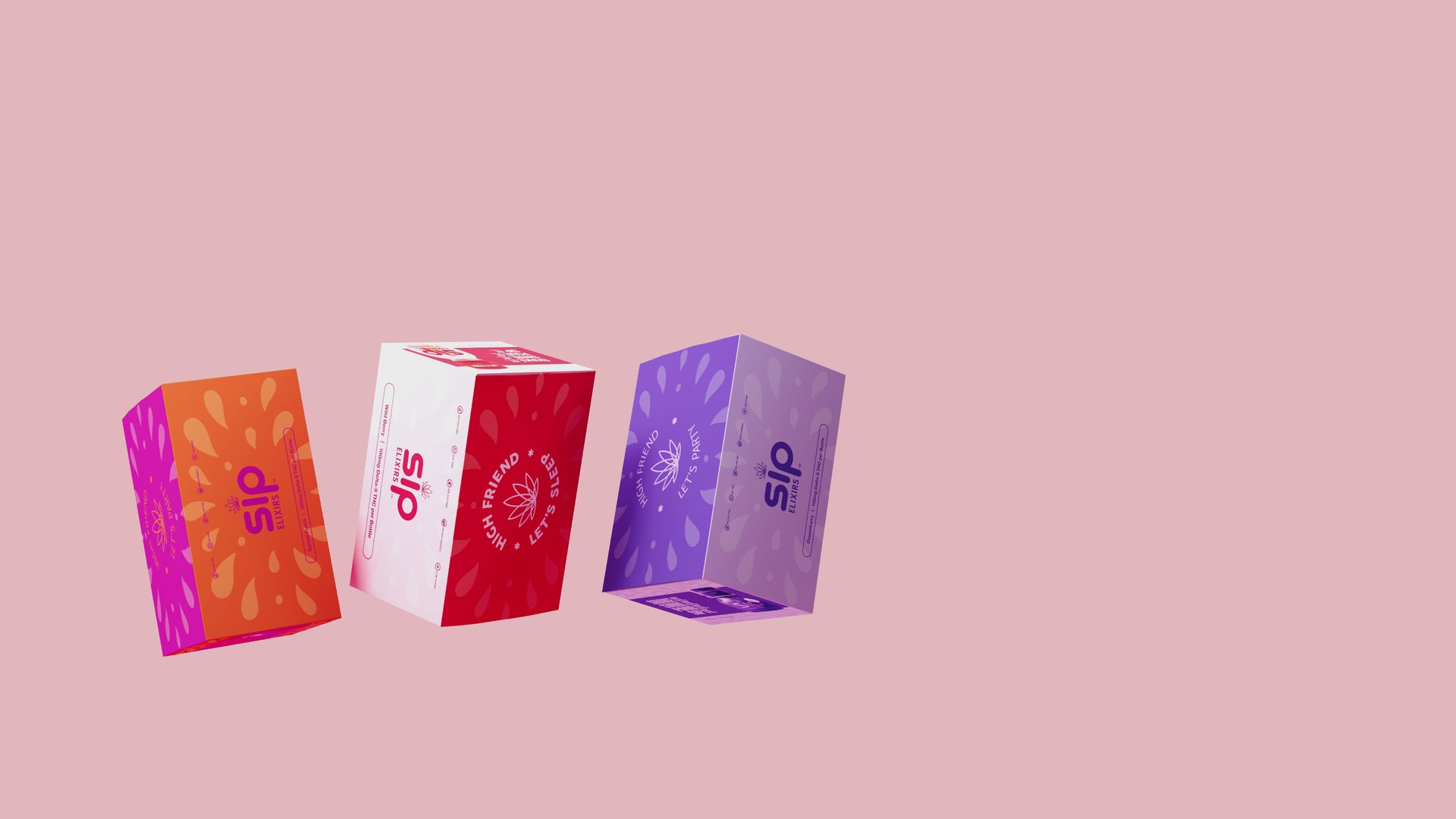 SIP Elixirs - Floating Box video of random SIP bundle flavors