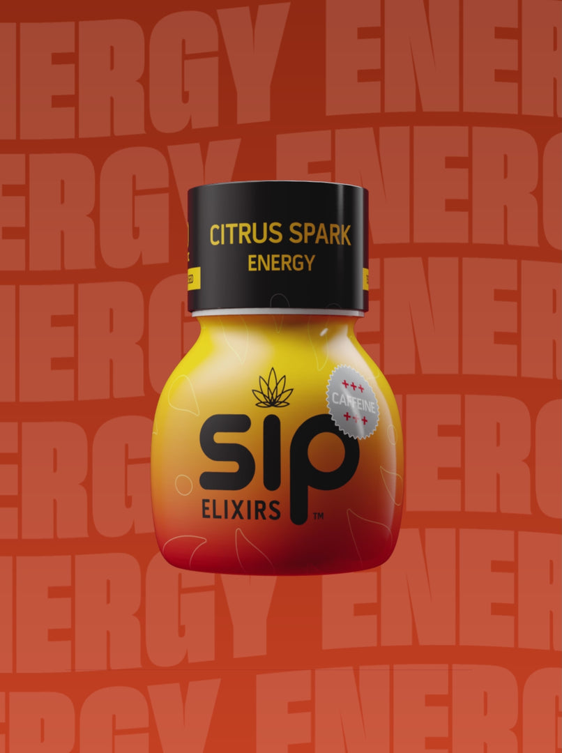 SIP Elixirs - Citrus Spark bottle hovering